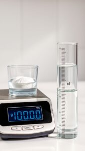 Conversion de 100g en cl : guide pratique