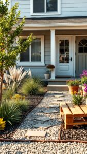 Aménagement devant maison pas cher : astuces simples