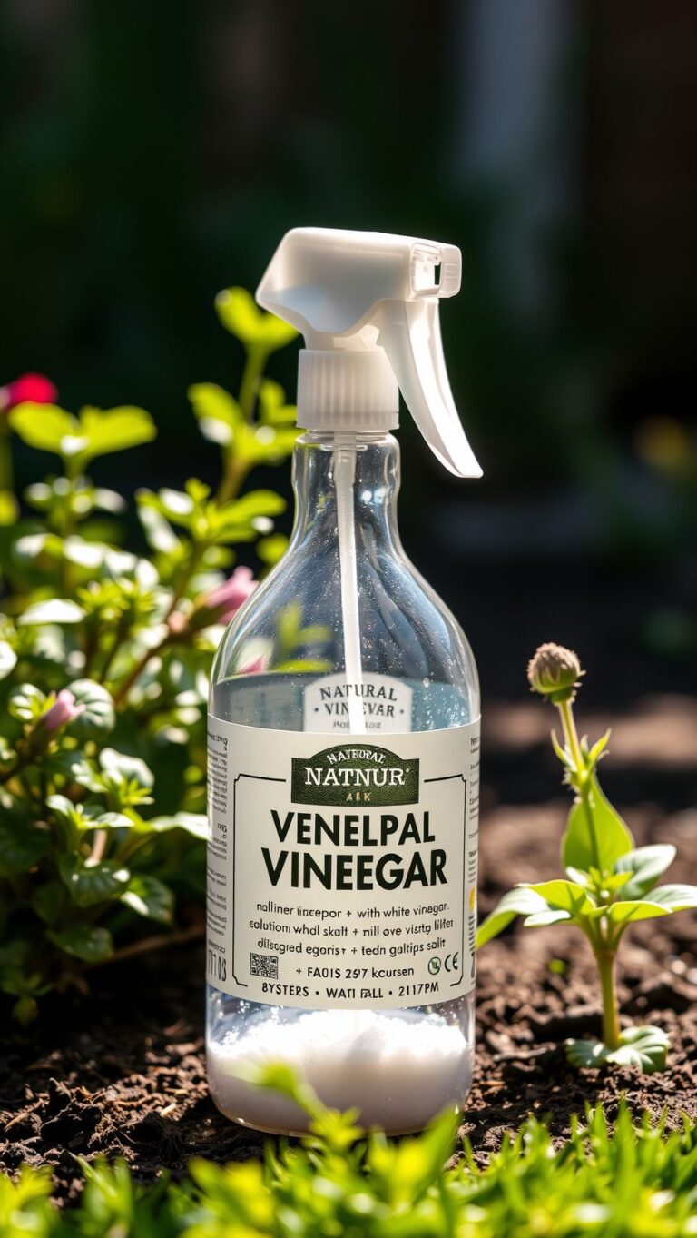 Désherbant naturel : vinaigre, sel et produit vaisselle 4 désherbant naturel vinaigre sel produit vaisselle