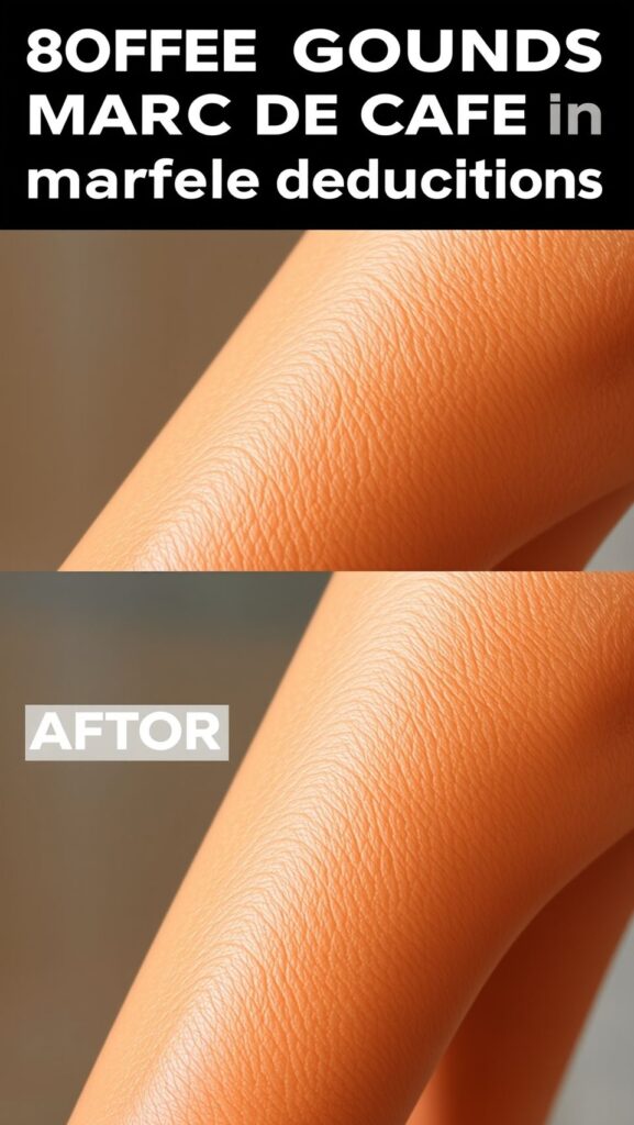 Marc de café cellulite : avant-après, est-ce efficace ?