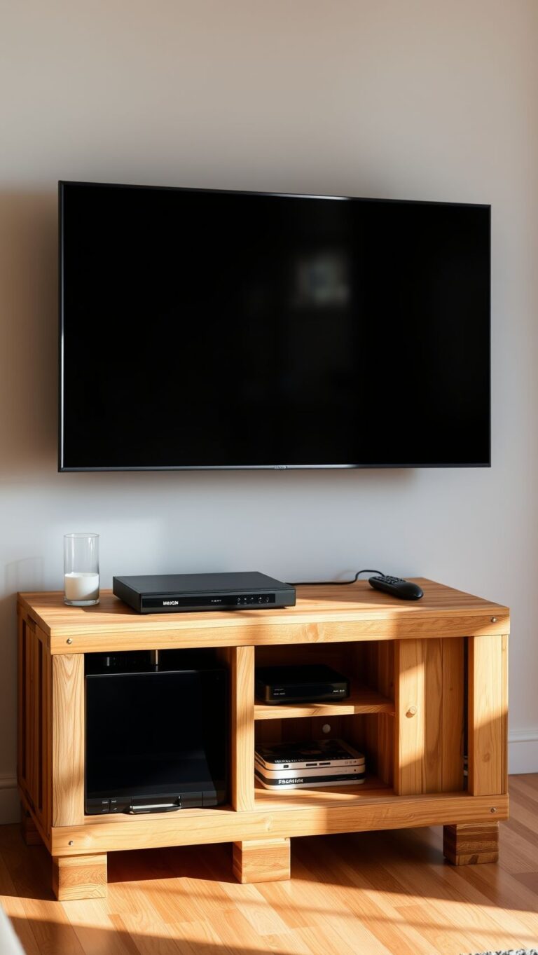 Meuble tv en palette : astuce déco et éco-responsable 6 meuble tv en palette