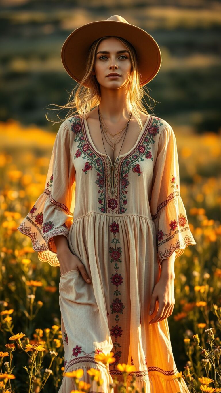 Vêtement hippie chic : élégance et liberté 30 vetement hippie chic