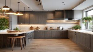 Carrelage, parquet, LVT ou béton : quel sol cuisine ?